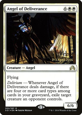 Angel of Deliverance [Shadows over Innistrad Promos] | Lots Moore NSW