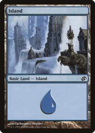 Island (33) [Duel Decks: Jace vs. Chandra] | Lots Moore NSW