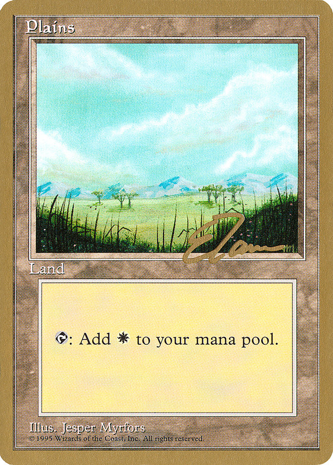 Plains (et365) (Eric Tam) [Pro Tour Collector Set] | Lots Moore NSW