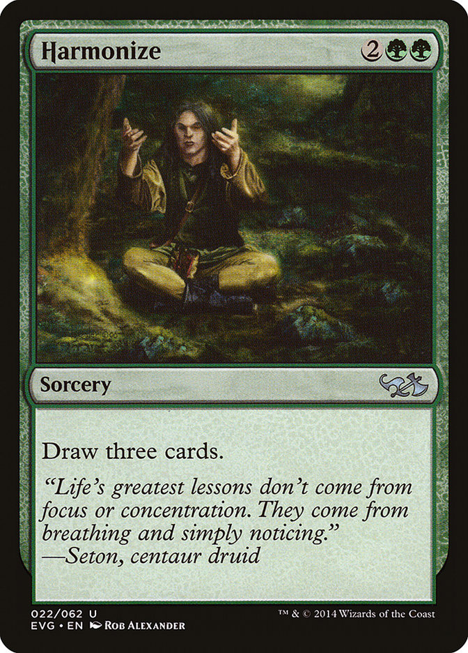 Harmonize (Elves vs. Goblins) [Duel Decks Anthology] | Lots Moore NSW