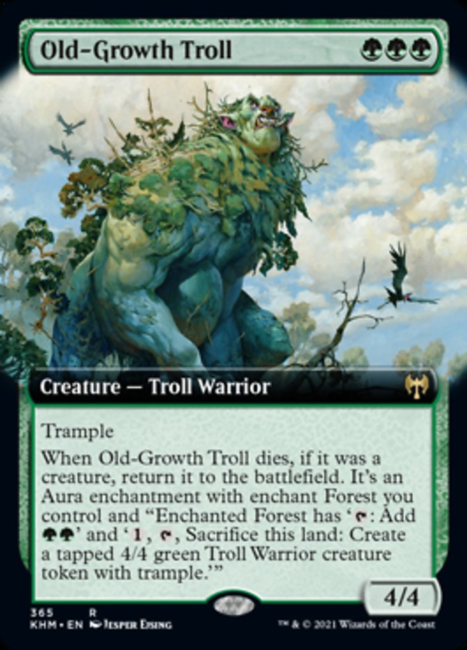 Old-Growth Troll (Extended Art) [Kaldheim] | Lots Moore NSW