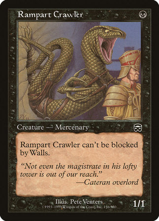 Rampart Crawler [Mercadian Masques] | Lots Moore NSW