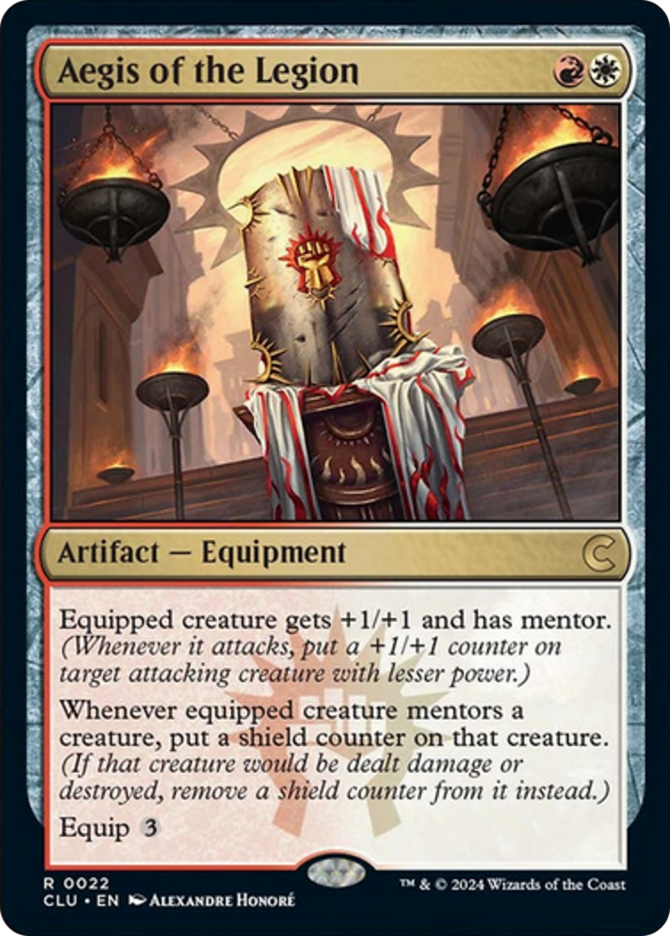 Aegis of the Legion [Ravnica: Clue Edition] | Lots Moore NSW