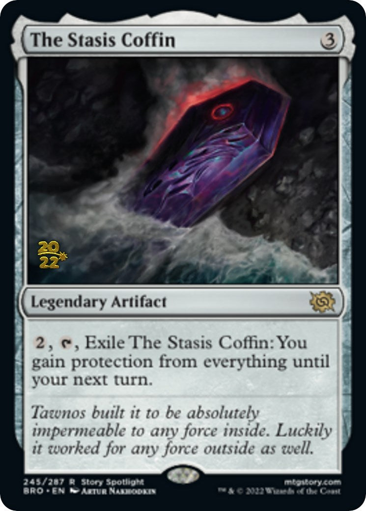 The Stasis Coffin [The Brothers' War: Prerelease Promos] | Lots Moore NSW