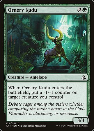 Ornery Kudu [Amonkhet] | Lots Moore NSW