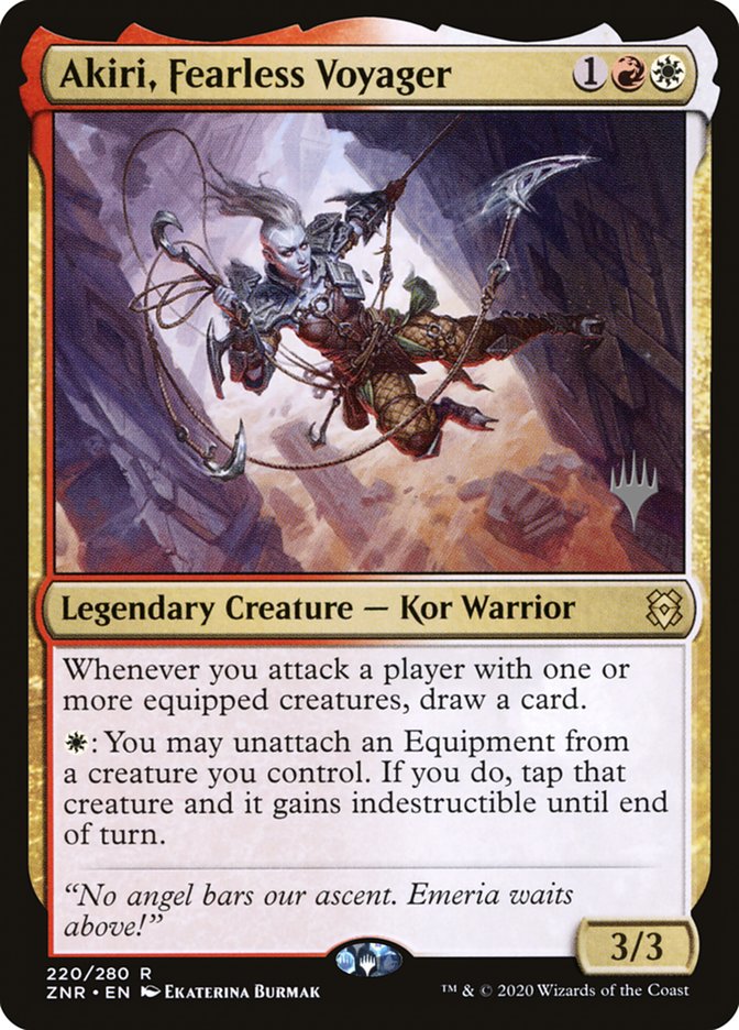 Akiri, Fearless Voyager (Promo Pack) [Zendikar Rising Promos] | Lots Moore NSW