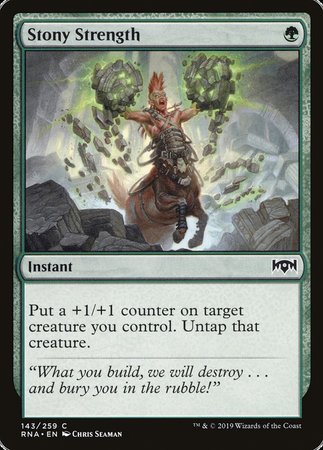 Stony Strength [Ravnica Allegiance] | Lots Moore NSW