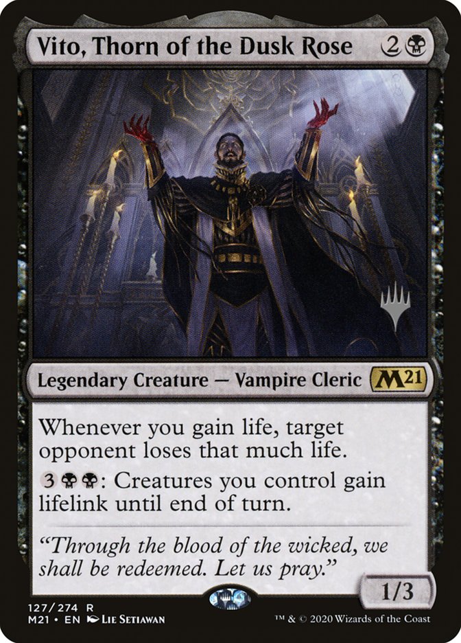 Vito, Thorn of the Dusk Rose (Promo Pack) [Core Set 2021 Promos] | Lots Moore NSW