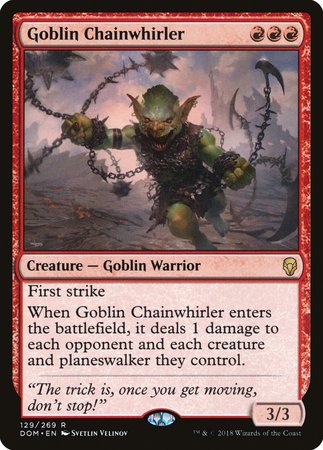 Goblin Chainwhirler [Dominaria] | Lots Moore NSW