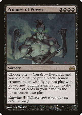 Promise of Power [Duel Decks: Divine vs. Demonic] | Lots Moore NSW