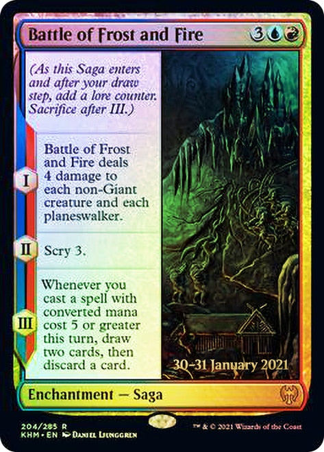 Battle of Frost and Fire [Kaldheim Prerelease Promos] | Lots Moore NSW