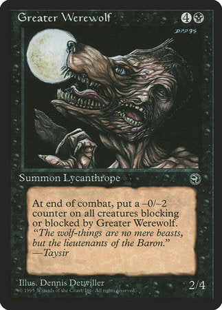 Greater Werewolf [Homelands] | Lots Moore NSW