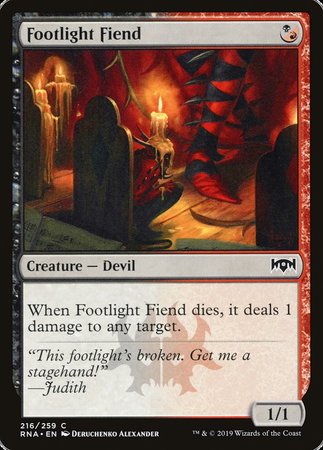 Footlight Fiend [Ravnica Allegiance] | Lots Moore NSW