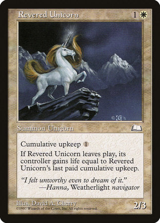 Revered Unicorn [Weatherlight] | Lots Moore NSW