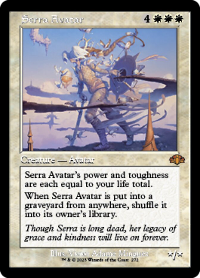 Serra Avatar (Retro) [Dominaria Remastered] | Lots Moore NSW