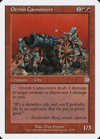Orcish Cannoneers [Deckmasters] | Lots Moore NSW