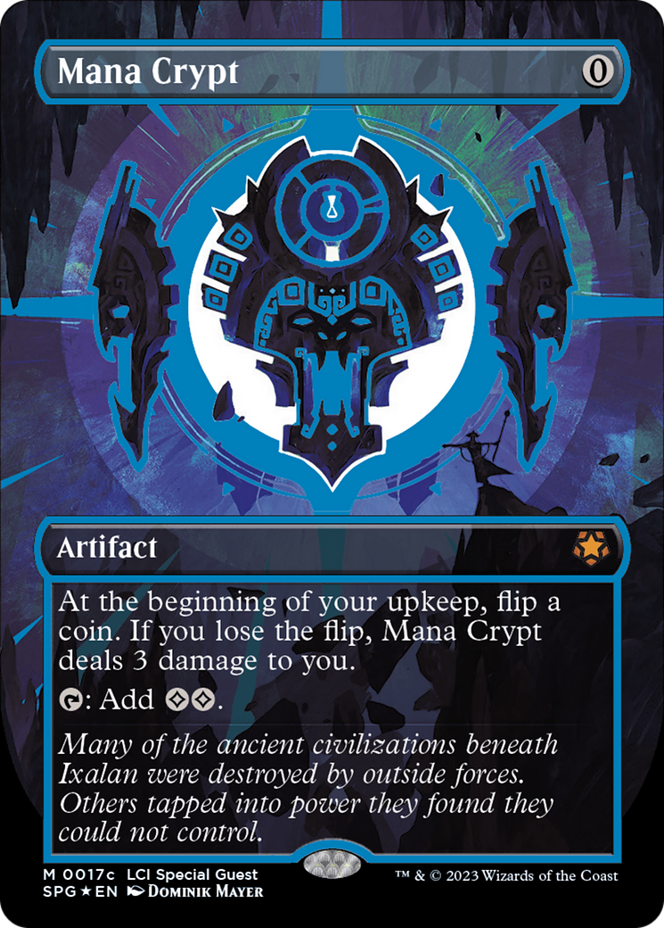 Mana Crypt (0017c) (Borderless) [The Lost Caverns of Ixalan Special Guests] | Lots Moore NSW