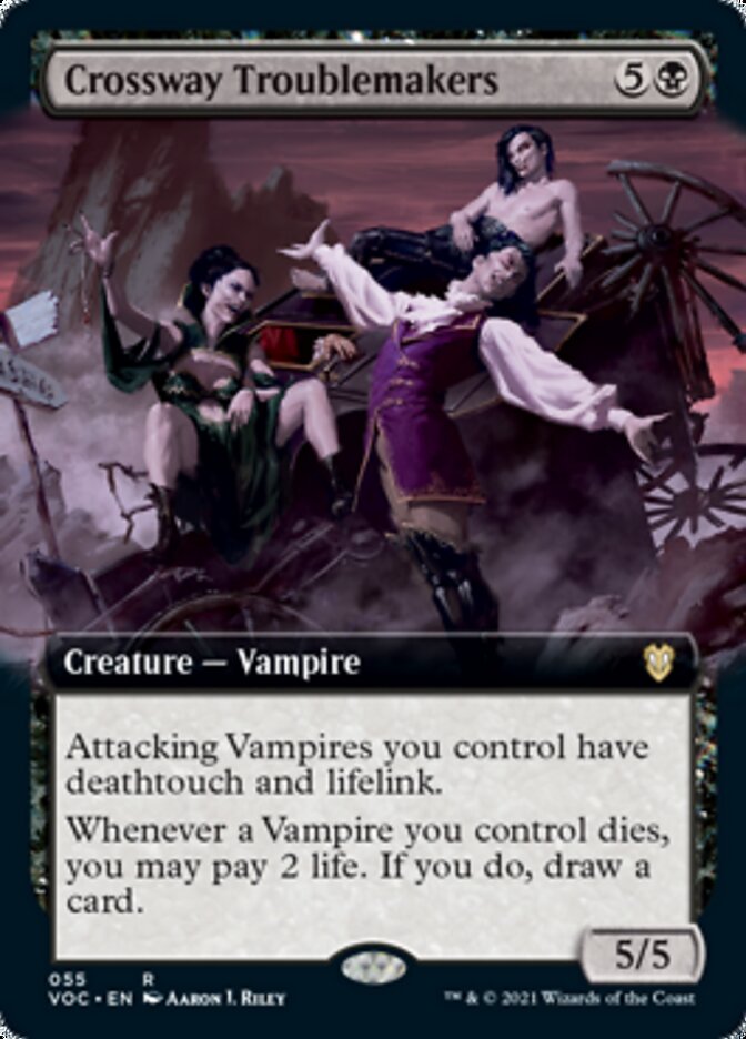 Crossway Troublemakers (Extended Art) [Innistrad: Crimson Vow Commander] | Lots Moore NSW