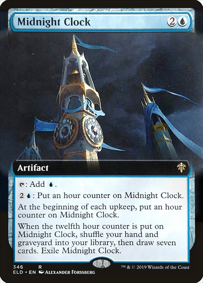 Midnight Clock (Extended Art) [Throne of Eldraine] | Lots Moore NSW