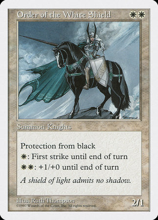 Order of the White Shield [Fifth Edition] | Lots Moore NSW