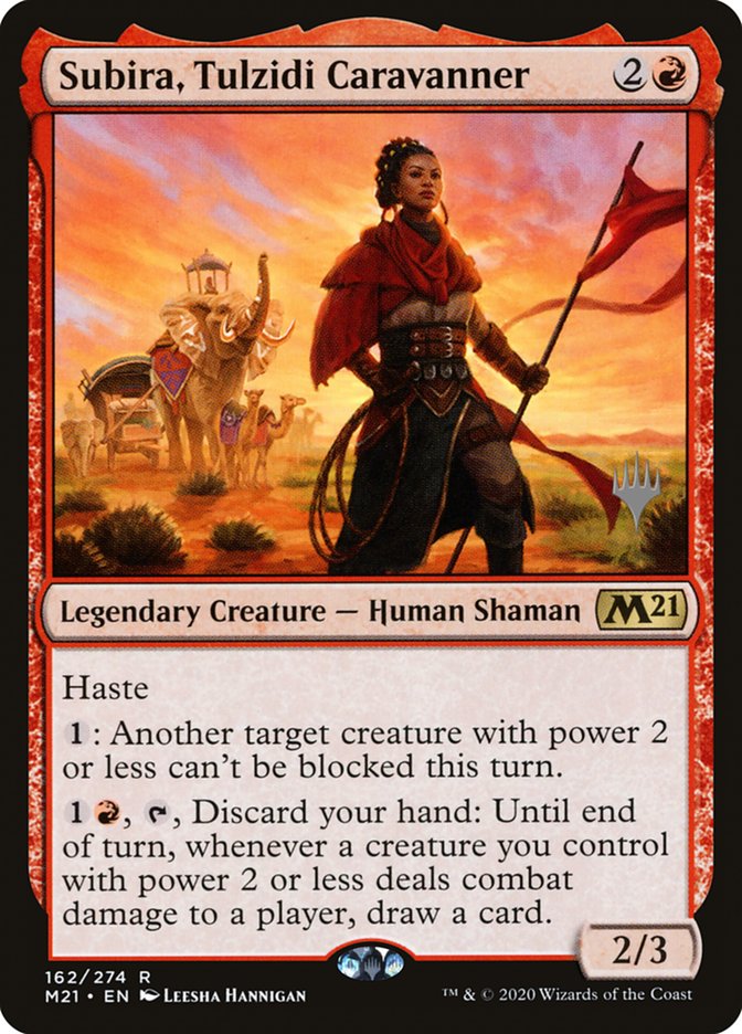 Subira, Tulzidi Caravanner (Promo Pack) [Core Set 2021 Promos] | Lots Moore NSW