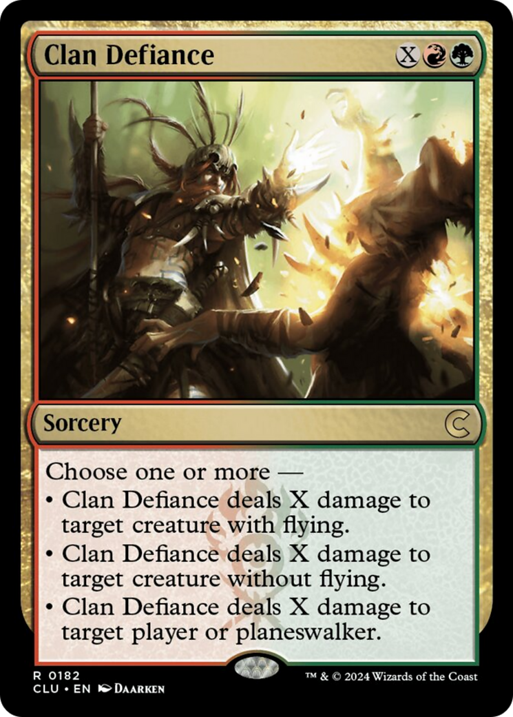 Clan Defiance [Ravnica: Clue Edition] | Lots Moore NSW