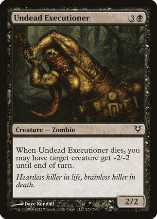 Undead Executioner [Avacyn Restored] | Lots Moore NSW