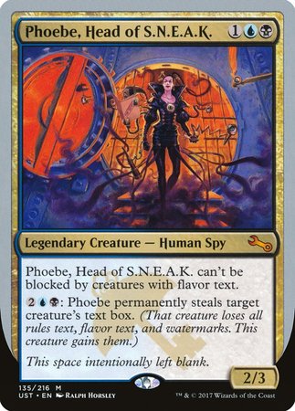 Phoebe, Head of S.N.E.A.K. [Unstable] | Lots Moore NSW