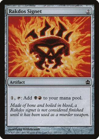 Rakdos Signet [Commander 2011] | Lots Moore NSW