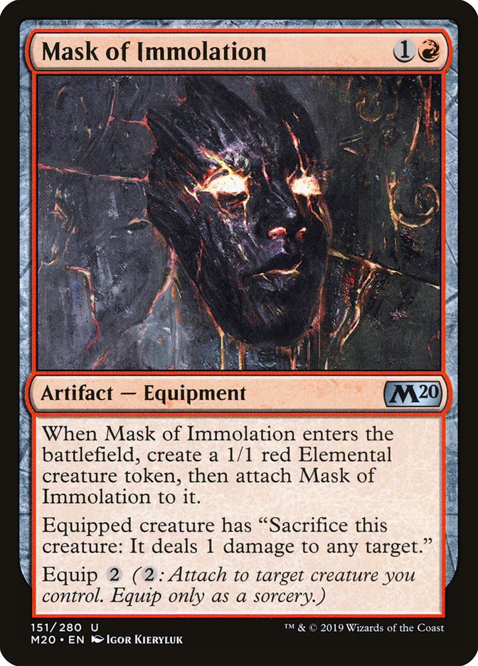 Mask of Immolation [Core Set 2020] | Lots Moore NSW