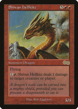 Shivan Hellkite [Urza's Saga] | Lots Moore NSW