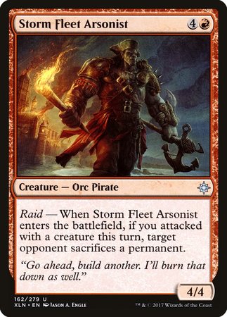 Storm Fleet Arsonist [Ixalan] | Lots Moore NSW