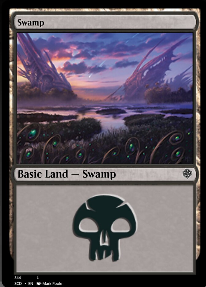 Swamp (344) [Starter Commander Decks] | Lots Moore NSW