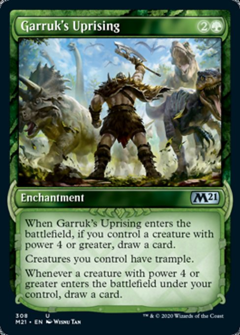 Garruk's Uprising (Showcase) [Core Set 2021] | Lots Moore NSW