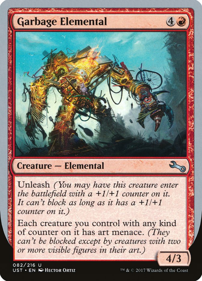 Garbage Elemental (4/3 Creature) [Unstable] | Lots Moore NSW