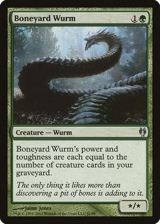 Boneyard Wurm [Duel Decks: Izzet vs. Golgari] | Lots Moore NSW