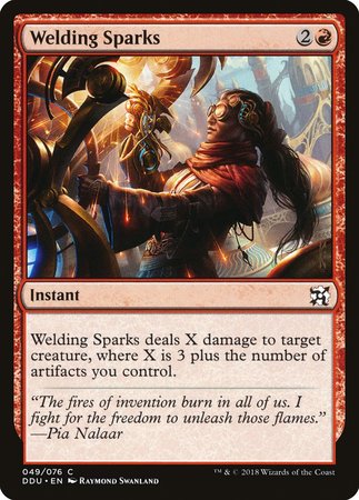 Welding Sparks [Duel Decks: Elves vs. Inventors] | Lots Moore NSW