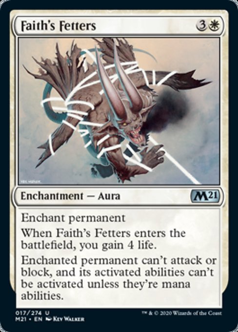 Faith's Fetters [Core Set 2021] | Lots Moore NSW