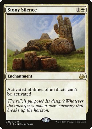Stony Silence [Modern Masters 2017] | Lots Moore NSW