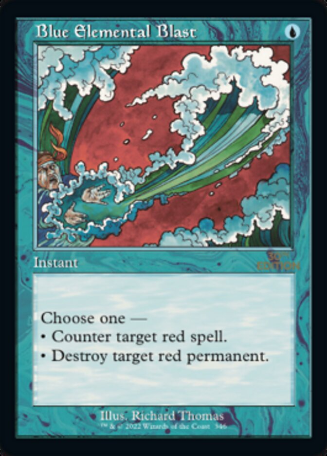 Blue Elemental Blast (Retro) [30th Anniversary Edition] | Lots Moore NSW