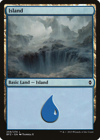 Island (259) [Battle for Zendikar] | Lots Moore NSW