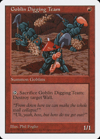 Goblin Digging Team [Fifth Edition] | Lots Moore NSW