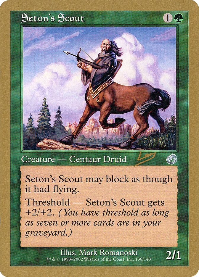 Seton's Scout (Raphael Levy) [World Championship Decks 2002] | Lots Moore NSW