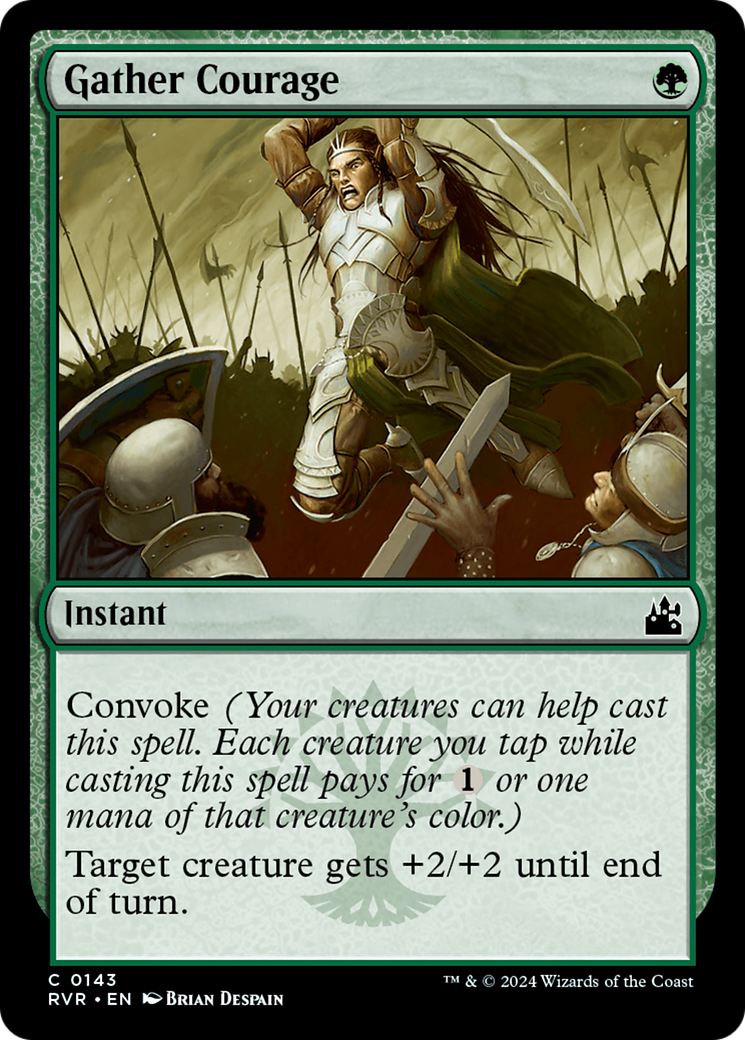 Gather Courage [Ravnica Remastered] | Lots Moore NSW