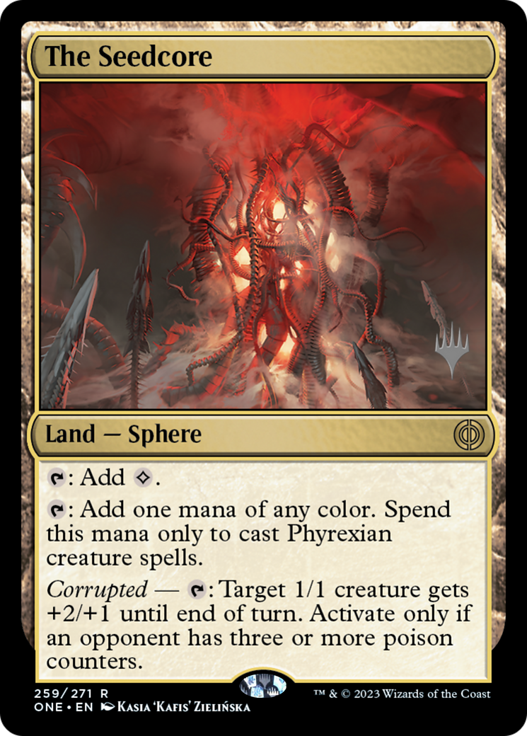 The Seedcore (Promo Pack) [Phyrexia: All Will Be One Promos] | Lots Moore NSW