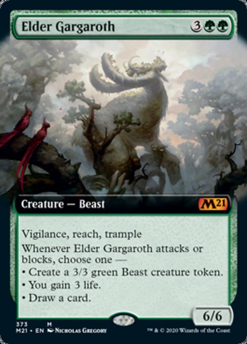 Elder Gargaroth (Extended Art) [Core Set 2021] | Lots Moore NSW