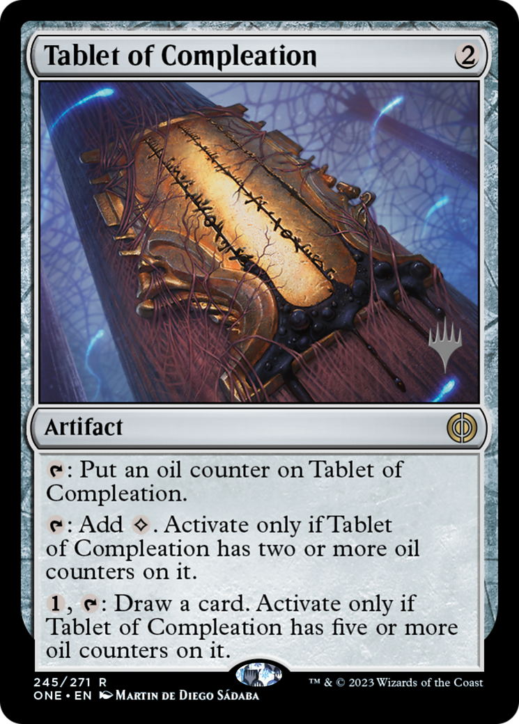 Tablet of Compleation (Promo Pack) [Phyrexia: All Will Be One Promos] | Lots Moore NSW