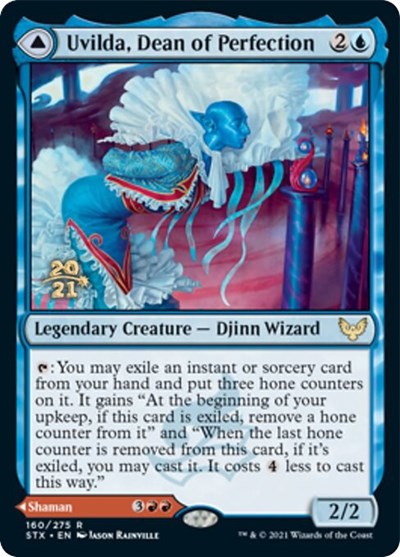 Uvilda, Dean of Perfection // Nassari, Dean of Expression [Strixhaven: School of Mages Prerelease Promos] | Lots Moore NSW