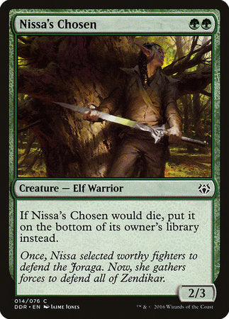 Nissa's Chosen [Duel Decks: Nissa vs. Ob Nixilis] | Lots Moore NSW