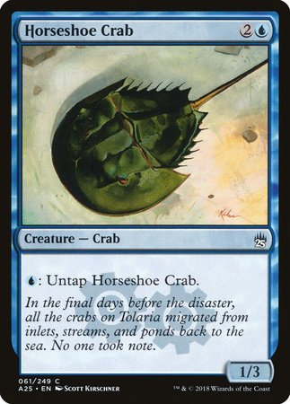 Horseshoe Crab [Masters 25] | Lots Moore NSW